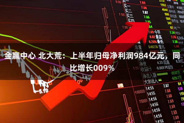 金赢中心 北大荒：上半年归母净利润984亿元，同比增长009%
